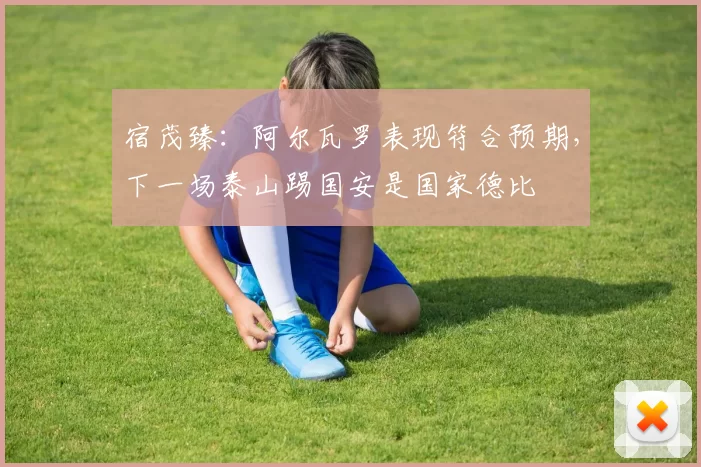 宿茂臻：阿尔瓦罗表现符合预期，下一场泰山踢国安是国家德比